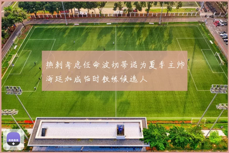 热刺考虑任命波切蒂诺为夏季主帅海廷加成临时教练候选人