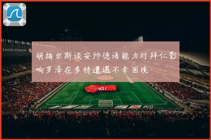 胡梅尔斯谈安帅德语能力对拜仁影响罗泽在多特遭遇不幸困境